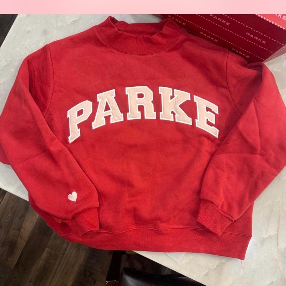 Parke Red Women's Crew Neck Sweater